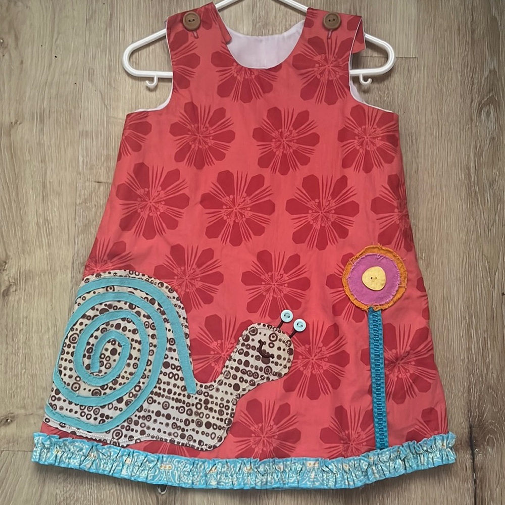 La Jenns Boutique Style toddler girl dress 18 Months A-line Button Sleeve